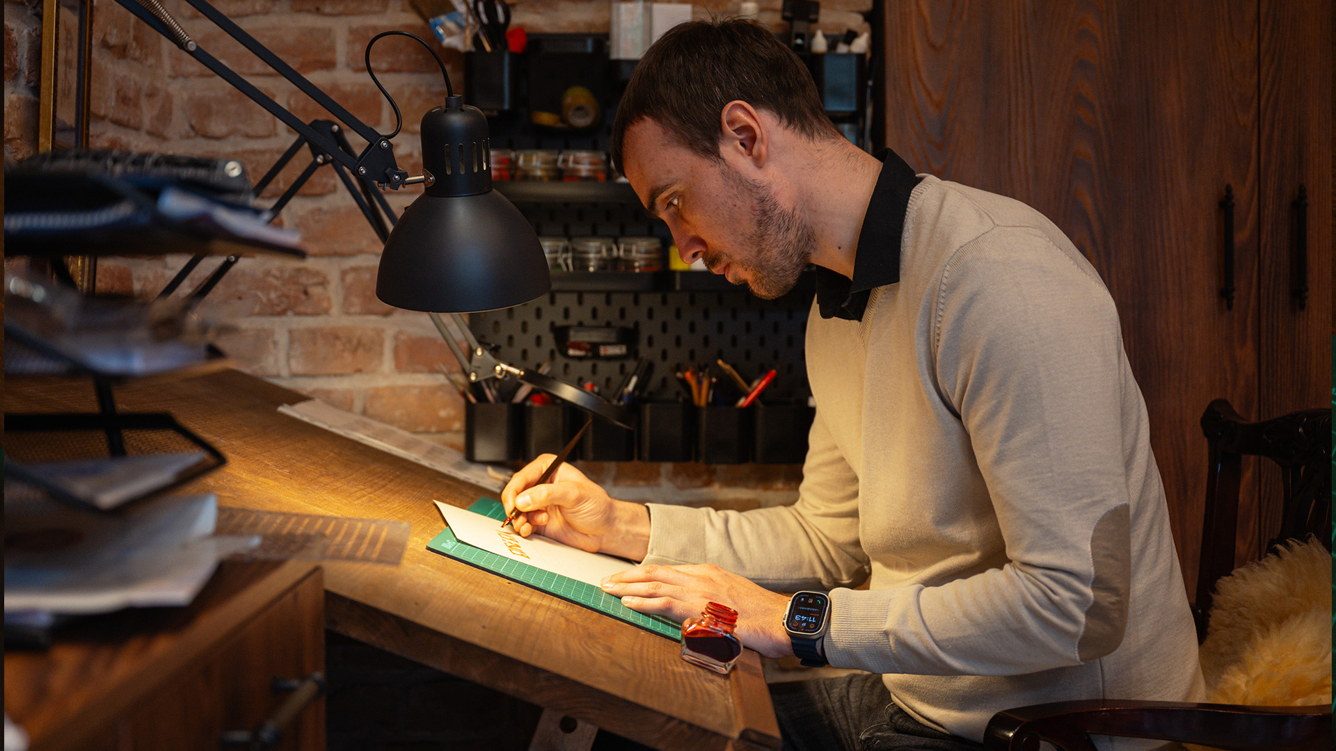 Kaligrafska radionica Dijak: <br>Utočište umetnosti lepog pisanja 18 dijak 06